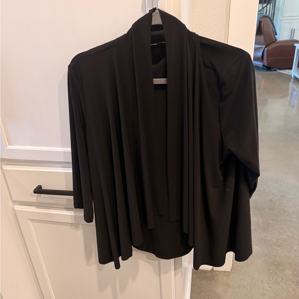 R&M Richards Black Women's Cardigan